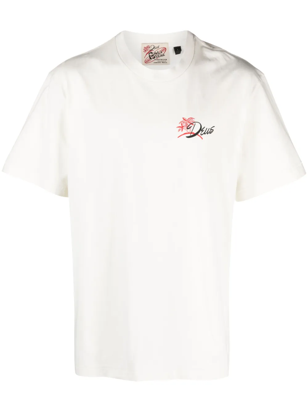 Deus Ex Machina Breaker Logo-embroidered T-shirt In White