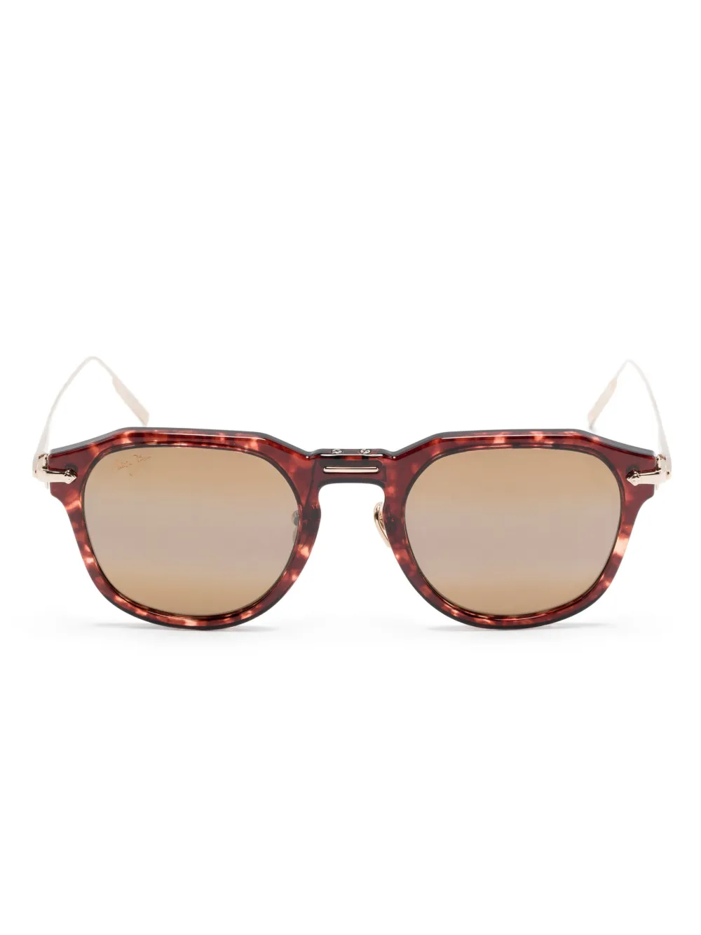 Alika tortoiseshell geometric sunglasses