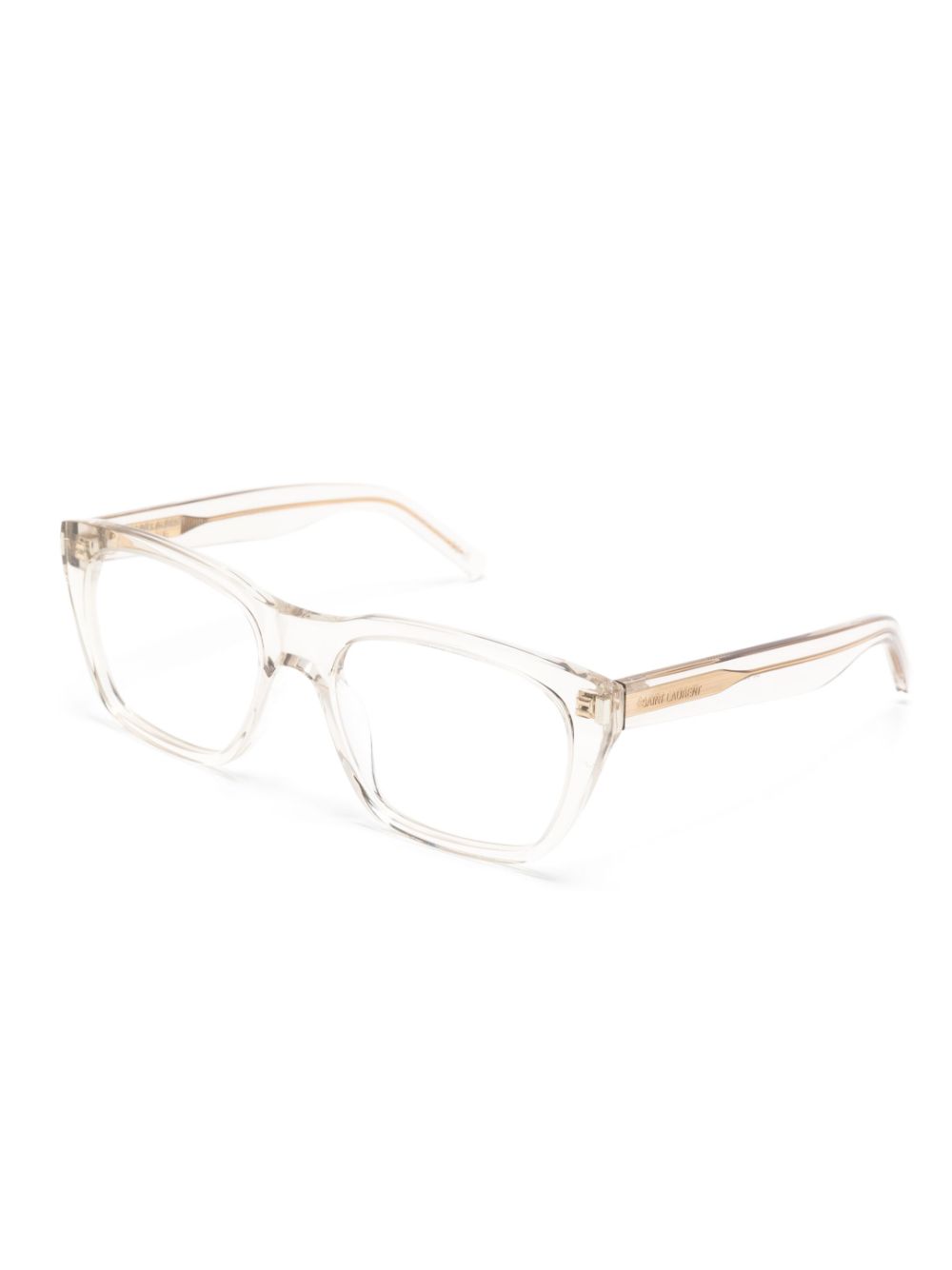 Saint Laurent Eyewear SL598 bril met vierkant montuur - Beige