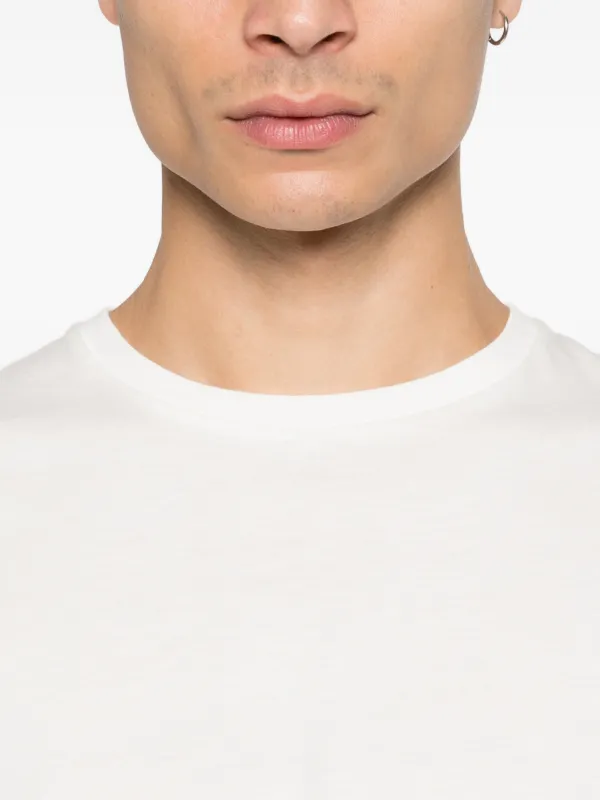 THE ROW オフホワイト　長袖Tシャツ THE ROW Floris oversized cotton-jersey T-shirt | NET-A-PORTER