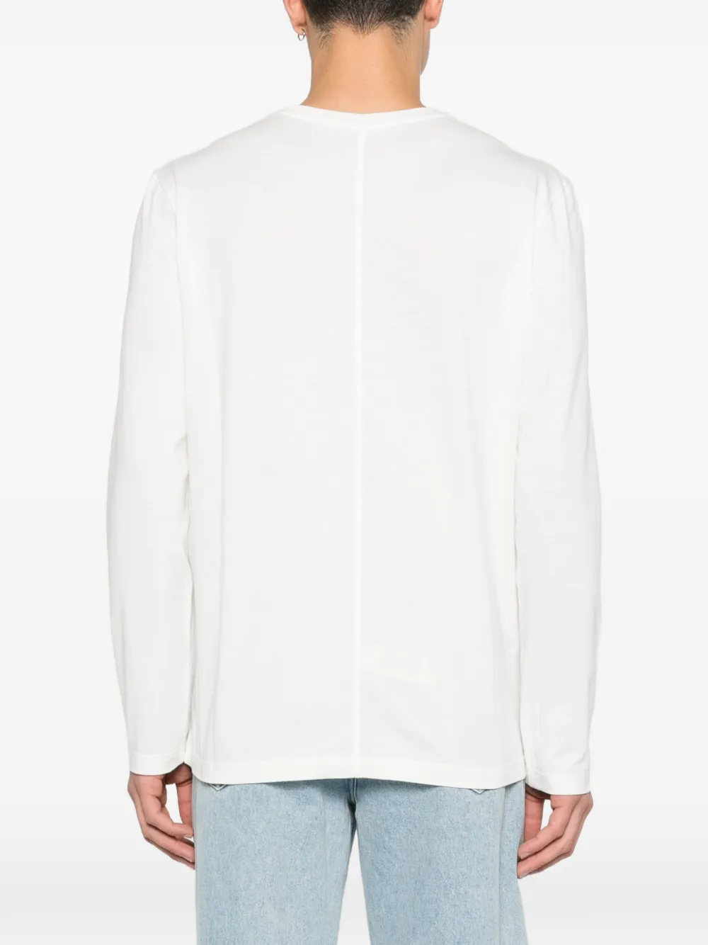 The Row Leon long-sleeve T-shirt | White | FARFETCH