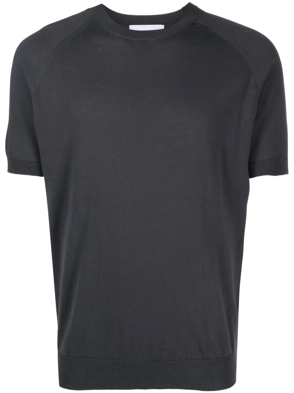 D4.0 short-sleeved knitted cotton T-shirt - Grey