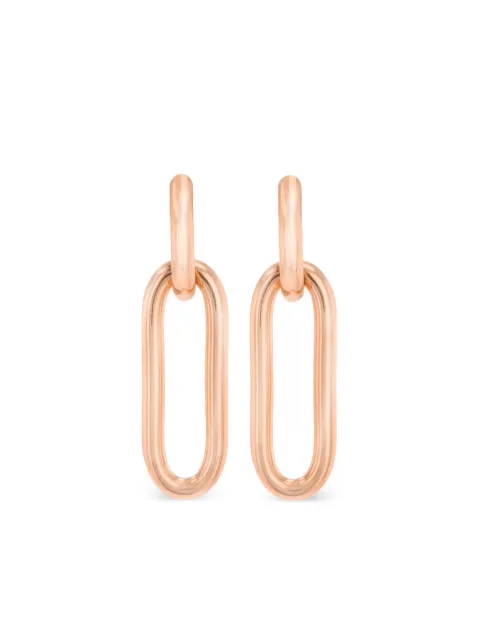 Pragnell aretes Havana en oro rosa de 18kt