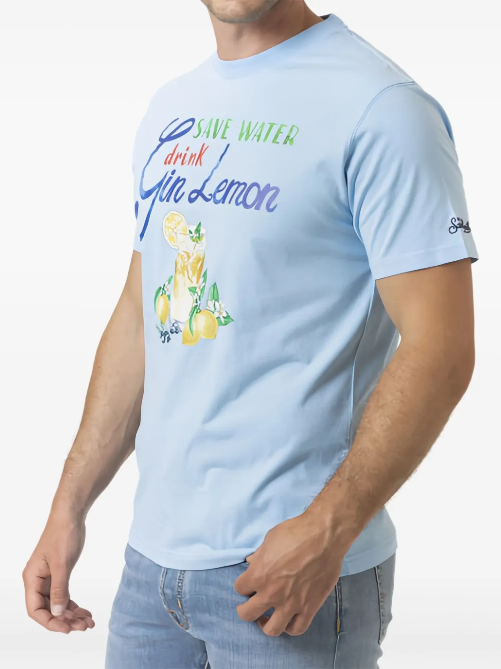 MC2 Saint Barth round-neck T-shirt - Blauw