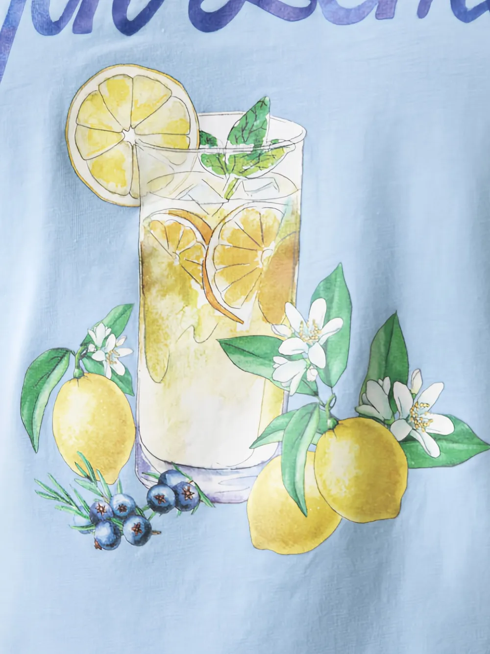 MC2 Saint Barth round-neck T-shirt Blauw