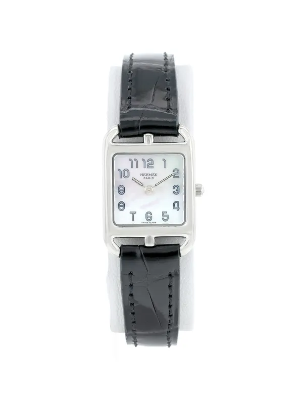 Hermès Pre-owned 2000 Cape Cod 20mm Watch in White