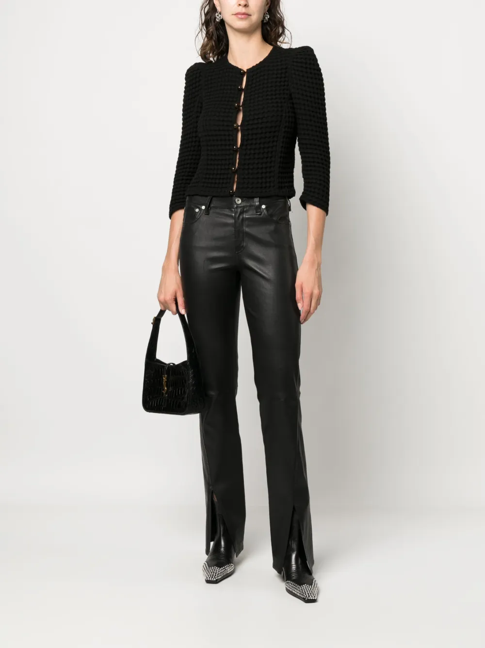 Yves Saint Laurent Pre-Owned Jack met ronde hals - Zwart