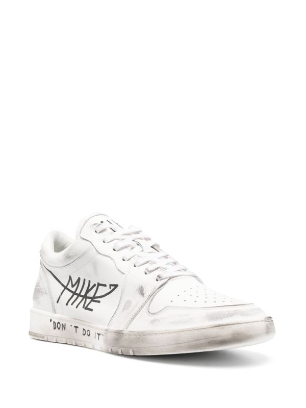 Distressed tennis cheap shoes