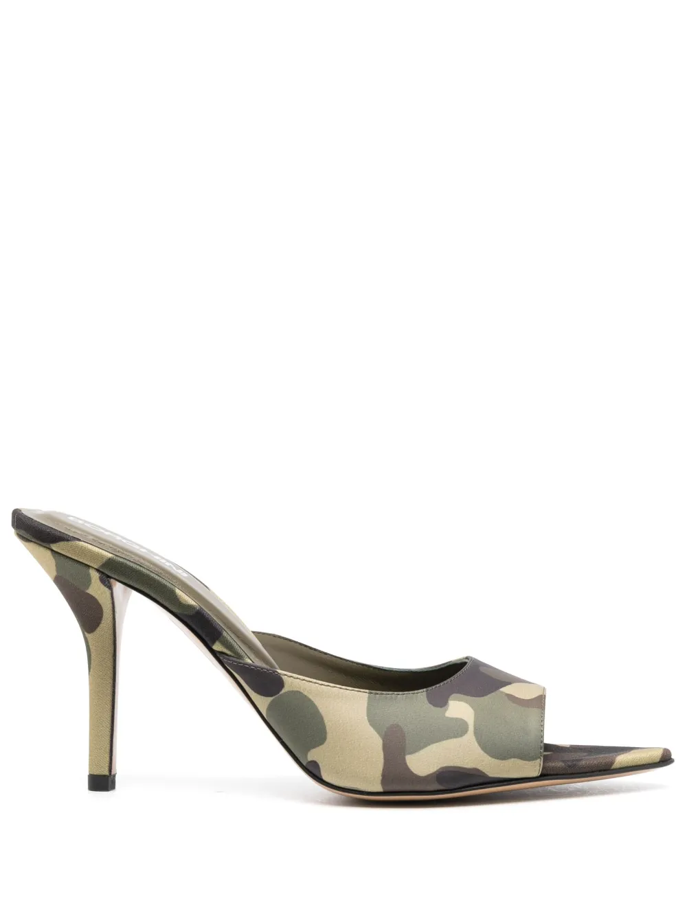 Gia Borghini Perni 85mm Mules In Camouflage
