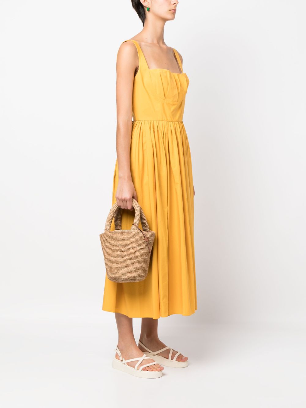 Manebi Summer raffia shopper - Beige