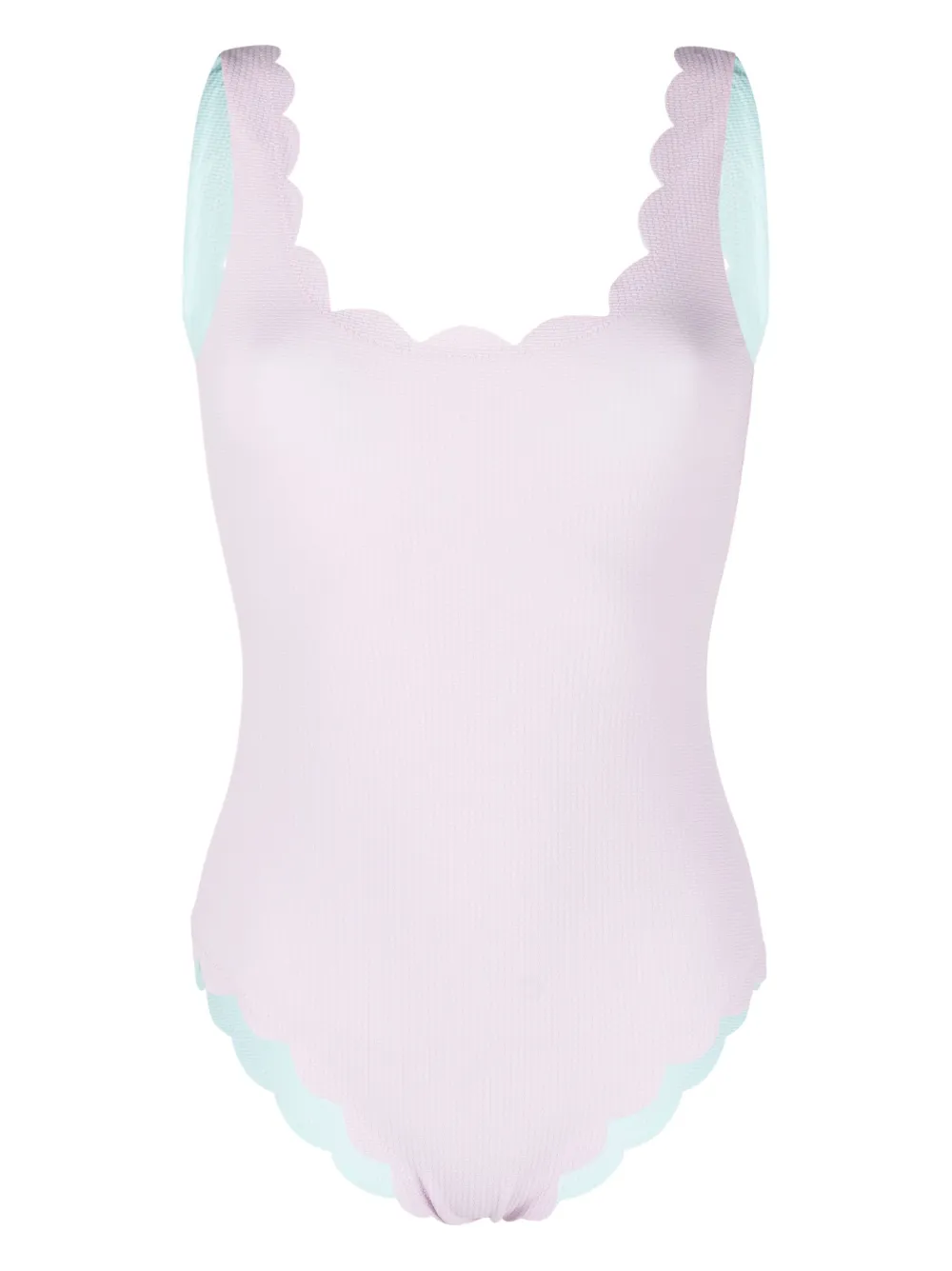 Marysia Palm Springs Reversible Swimsuit In Violette/azure