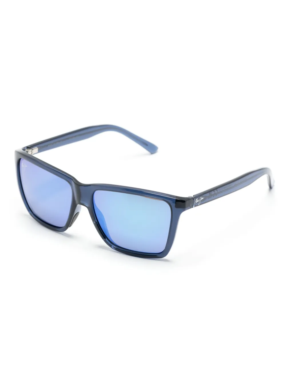 Maui Jim Crusem zonnebril met vierkant montuur - Blauw