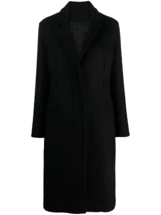 【送料&関税込】Givenchy Black Wool Blend Coat Givenchy single-breasted wool-blend Coat | Black | FARFETCH BH