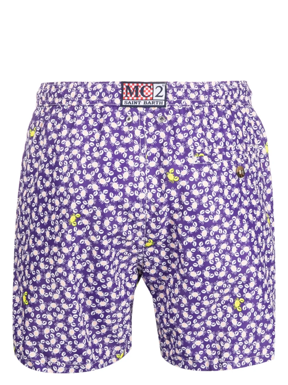 MC2 Saint Barth Zwembroek met print - Paars
