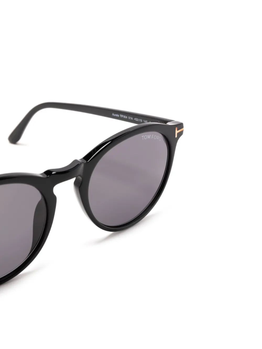 TOM FORD 黒 ラウンド型 サングラス