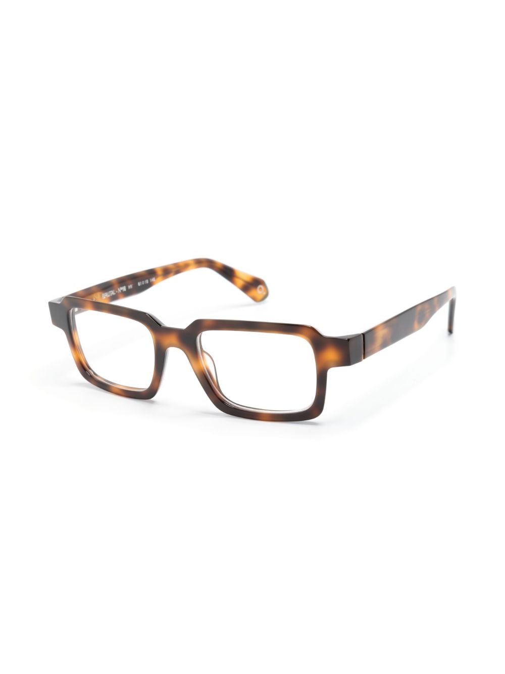 Shop Etnia Barcelona Tortoiseshell-effect Square-frame Glasses In Braun