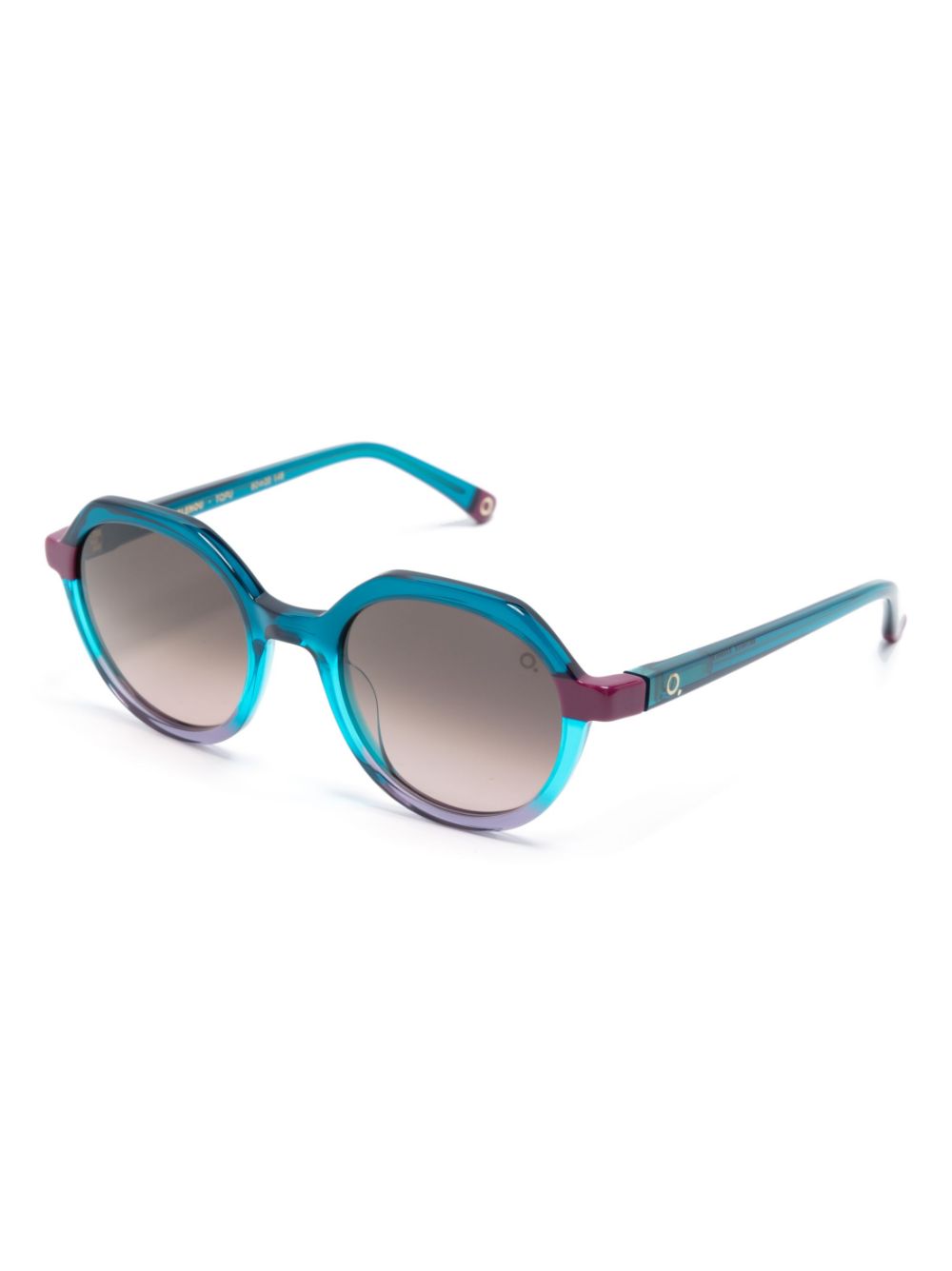 Etnia Barcelona Poblenou round-frame sunglasses - Blauw