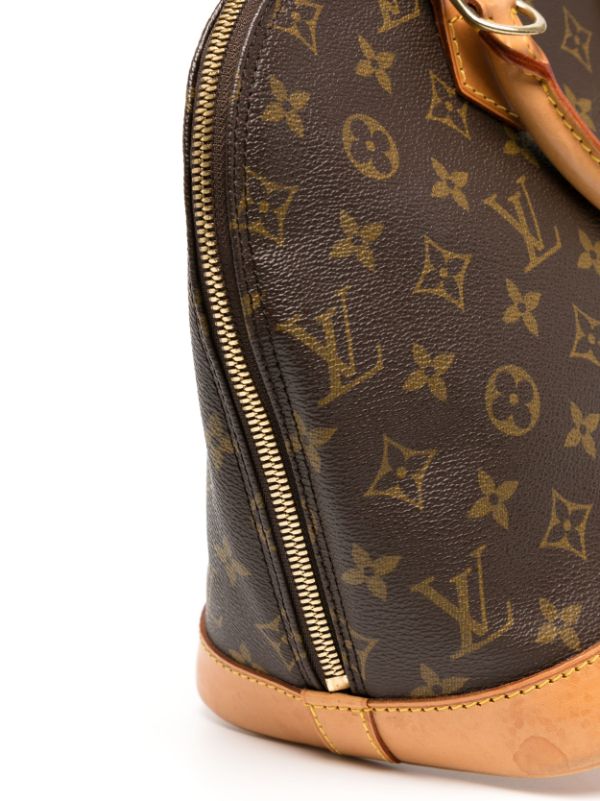 Used Brown Louis Vuitton Monogram Alma Bag Model Number M51130