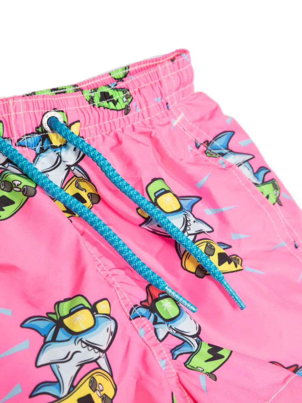 MC2 Saint Barth Kids Zwembroek met print - Roze