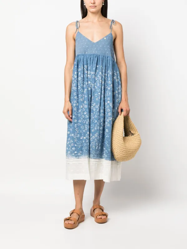 navy blue dress for baby girl Womens Summer Maxi Sundress Sleeveless Smocked Tiered Tank A-Line Dresses  Casual Loose Plain Swing Beach Dress Beige at Amazon Women's Clothing store main image 0