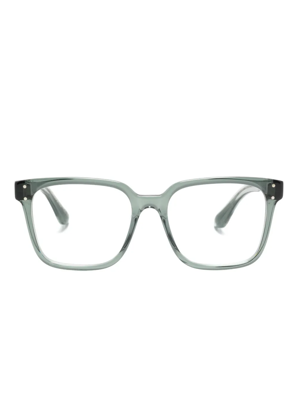 Oliver Peoples Parcell square-frame glasses | Green | Image 1