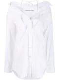 Alexander Wang layered bikini shirt - White