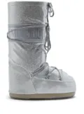 Moon Boot Icon Glitter snow boots - Silver