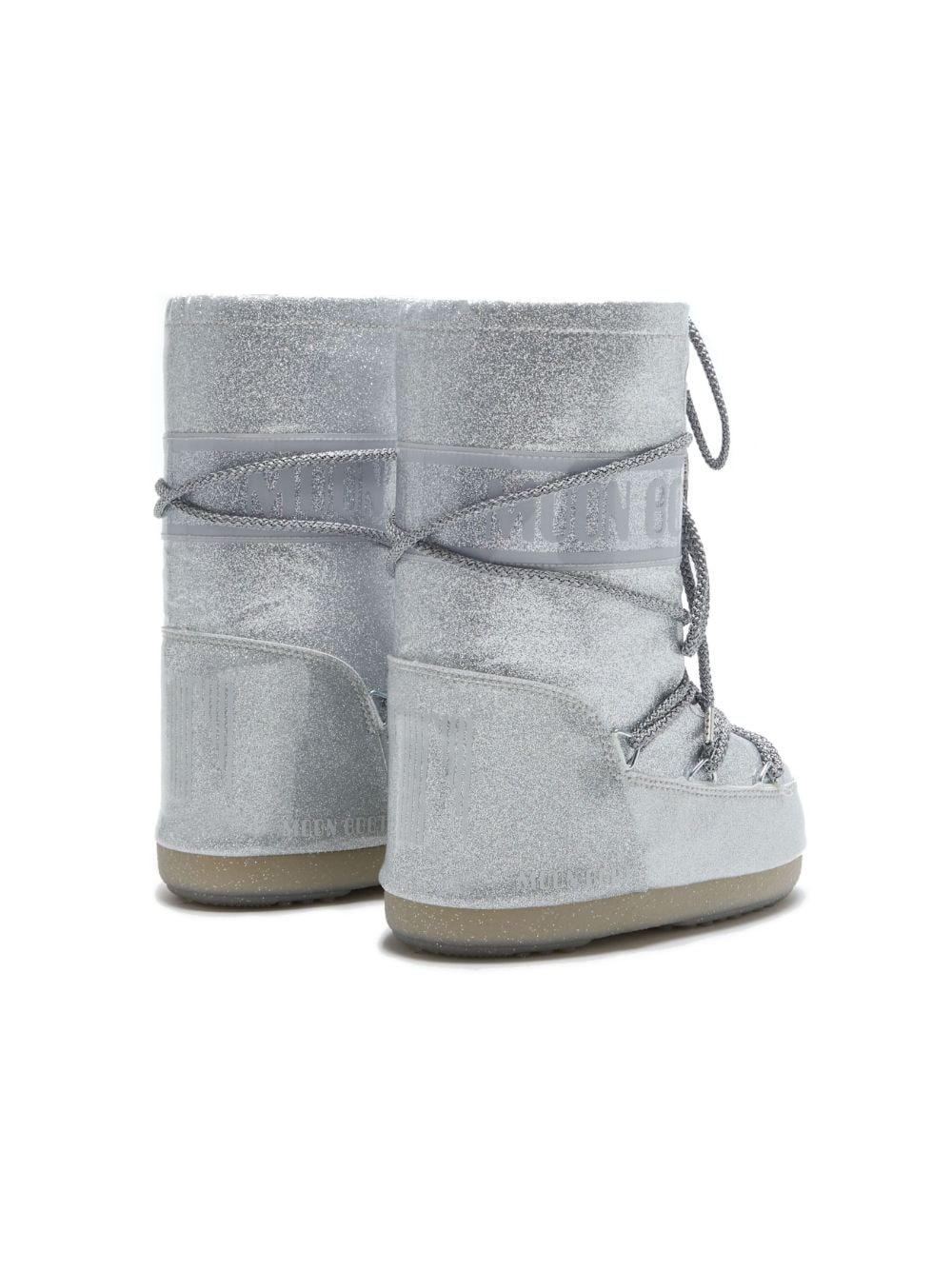 Moon Boot Kids Icon snowboots met glitter Zilver