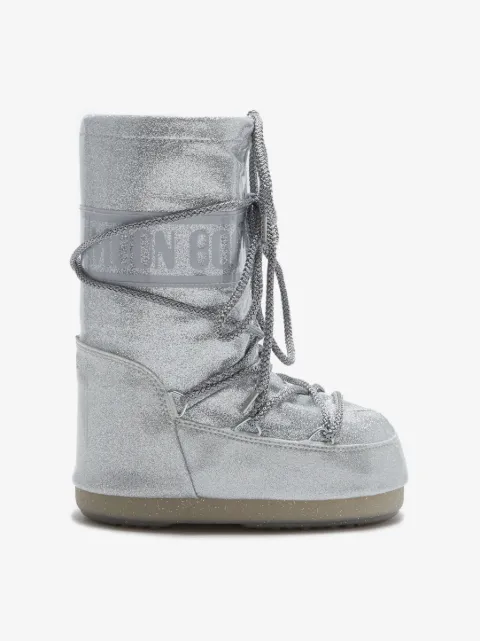 Moon Boot Kids Icon Glitter スノーブーツ