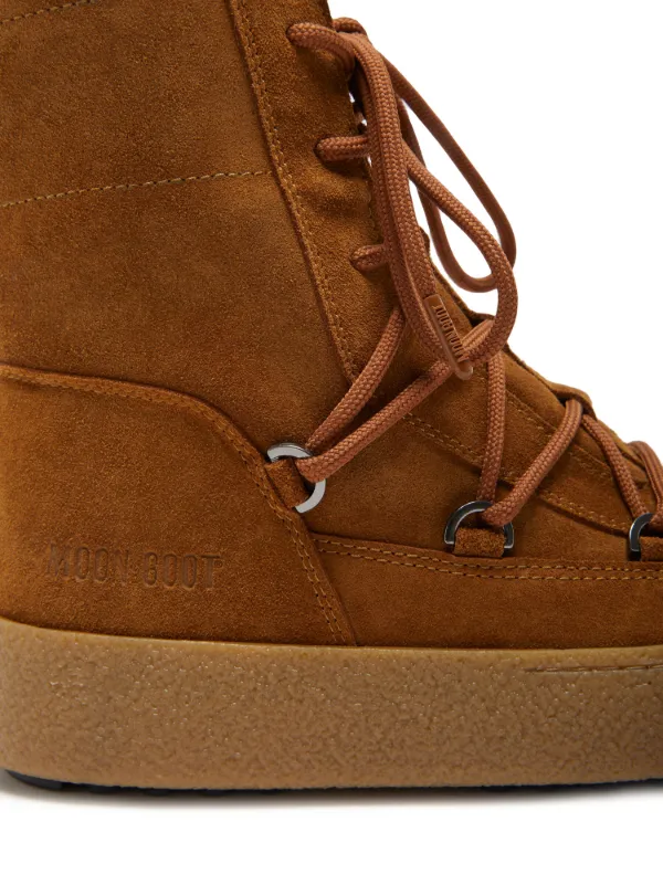 Moon Boot Mtrack Suede Boots Brown FARFETCH AE