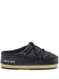 Moon Boot logo-print lace-up mules - Black