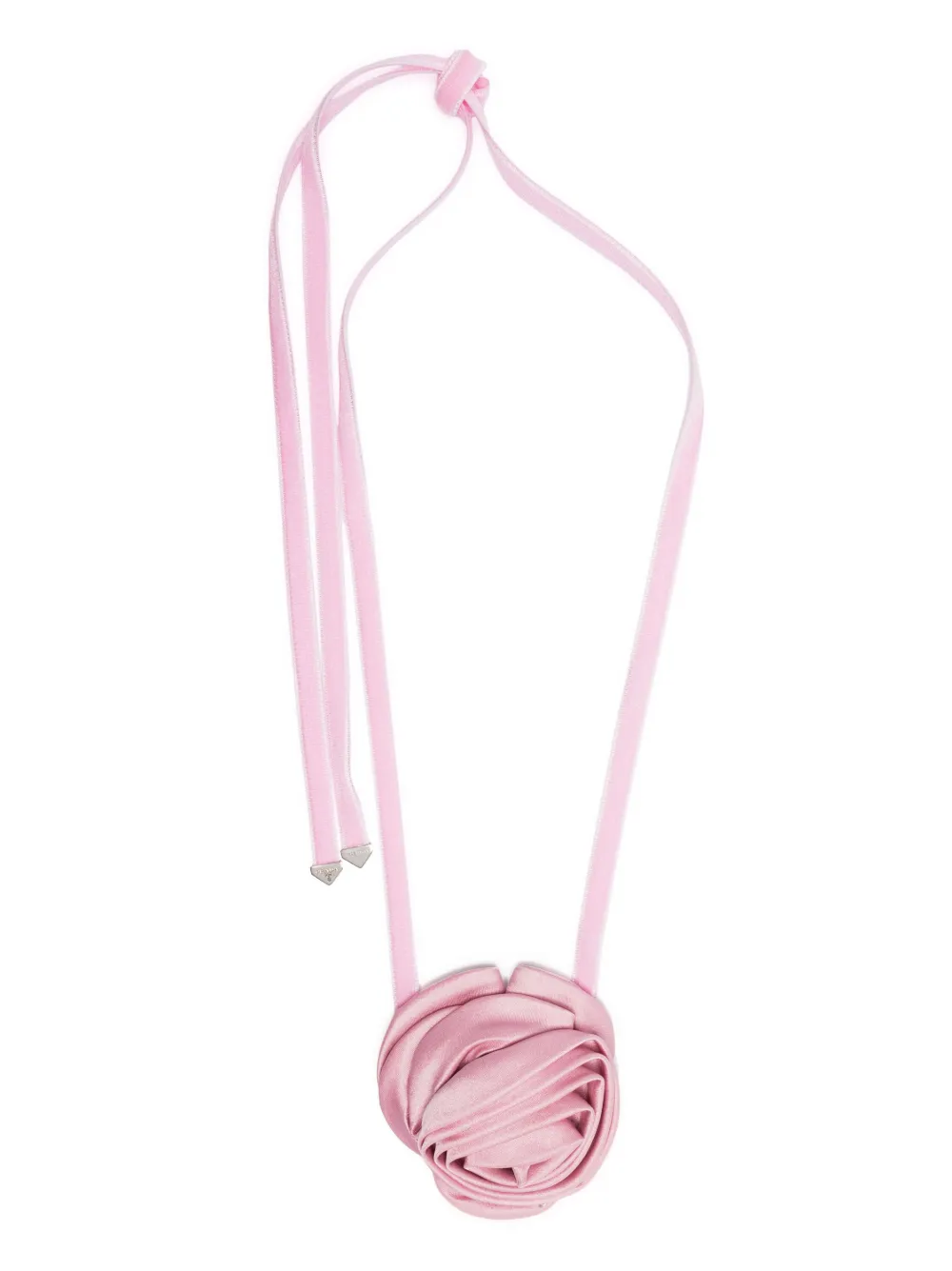 Prada rose-appliqué choker necklace | Pink | Image 1