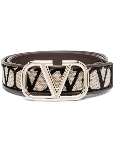 Valentino Garavani VLogo monogram-jacquard belt WT0SE0WMC - 0