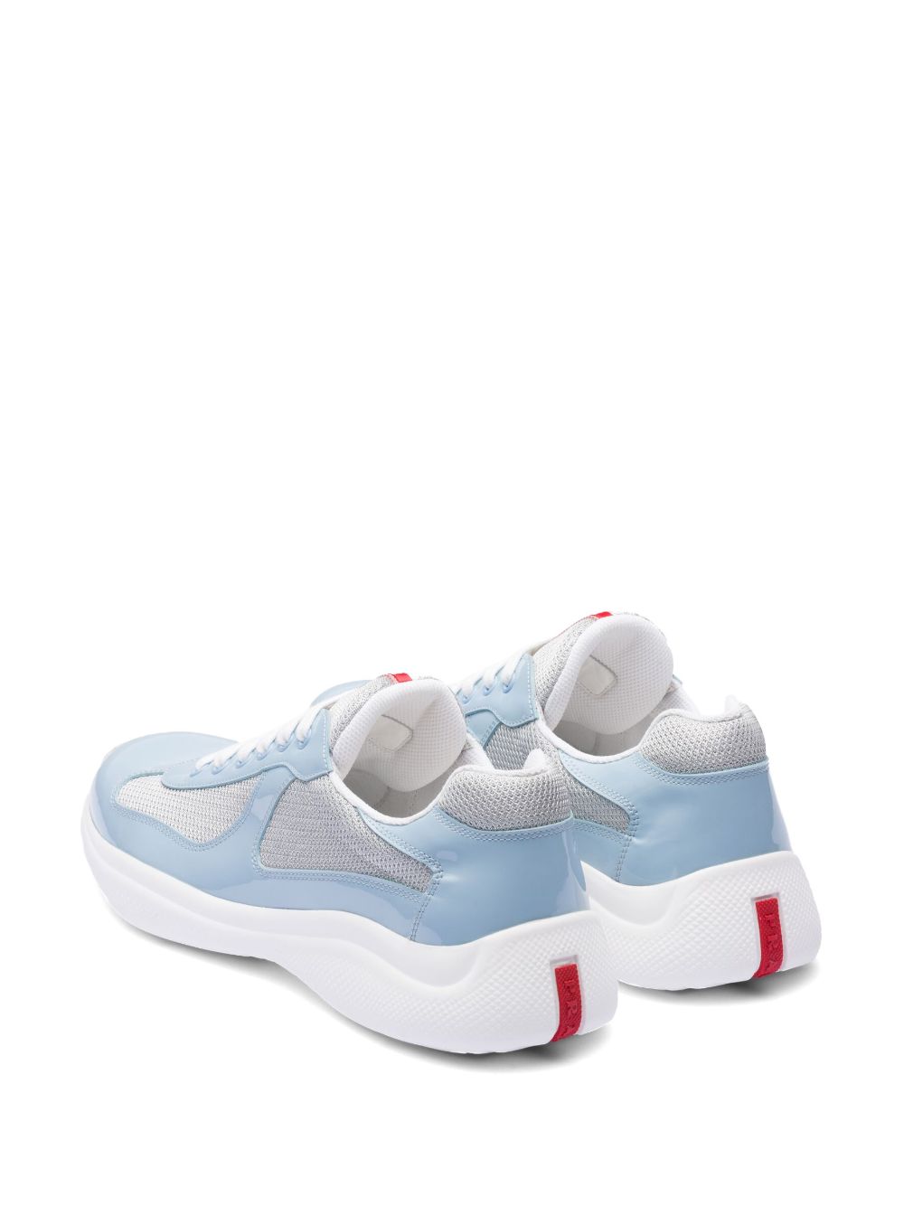 Shop Prada America's Cup Low-top Sneakers In Blue
