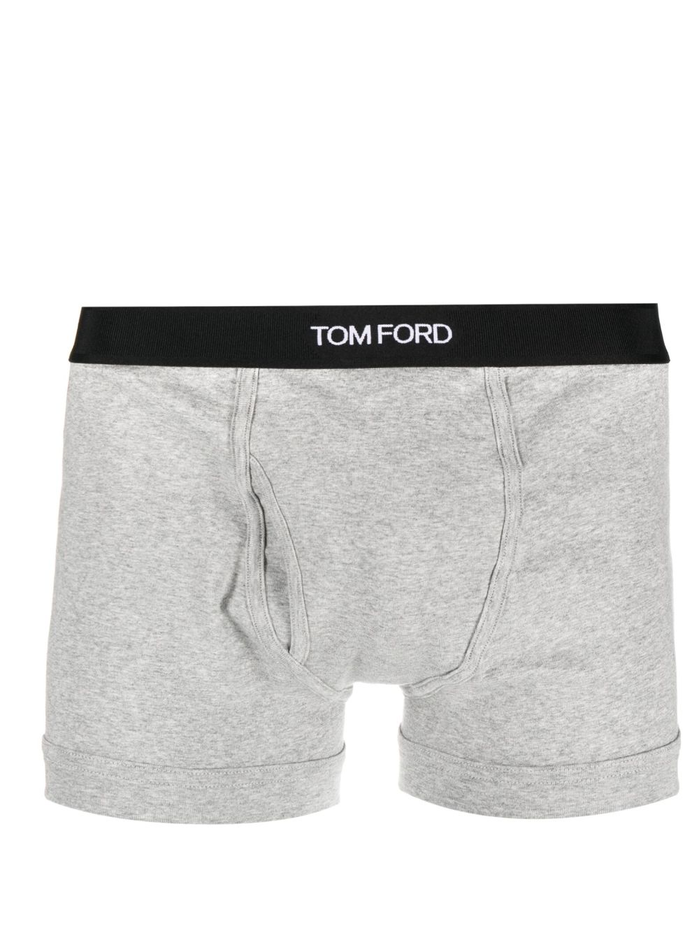 Shop Tom Ford Logo-tape Detail Boxers (pack Of 2) In Black