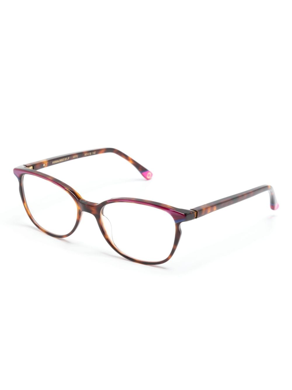 Shop Etnia Barcelona Vera Cruz 22 Cat-eye Frame Glasses In Brown