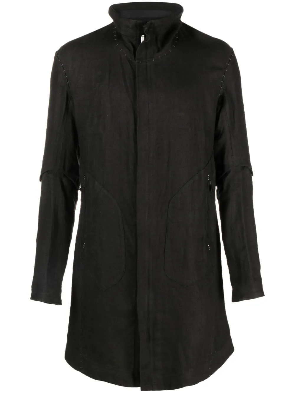 Isaac Sellam Experience zip-detail trench coat