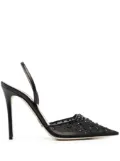 Rodo 95mm crystal-embellished pumps - Black
