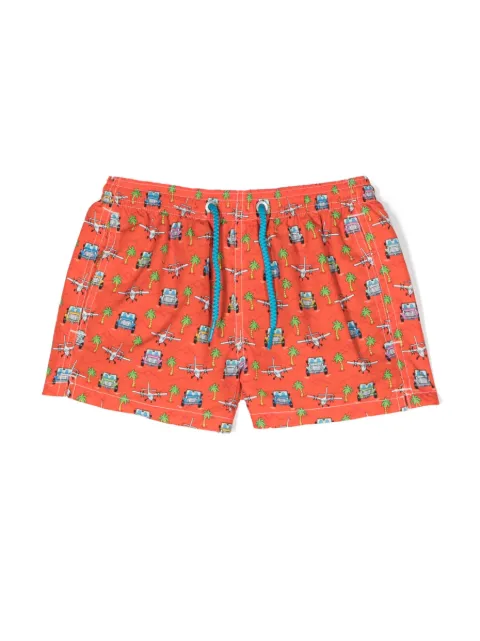 MC2 Saint Barth Kids graphic-print swim shorts 