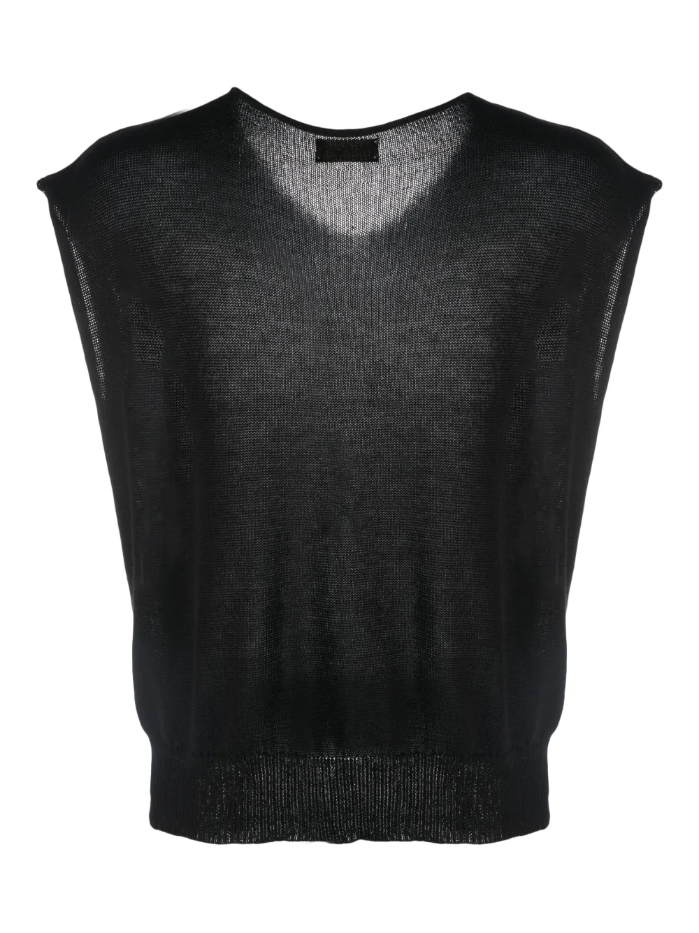 Ma'ry'ya Mouwloze top - Zwart