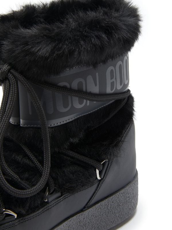 Moon Boot Icon faux-fur Snow Boots - Farfetch
