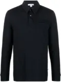 James Perse long-sleeve polo shirt - Blue