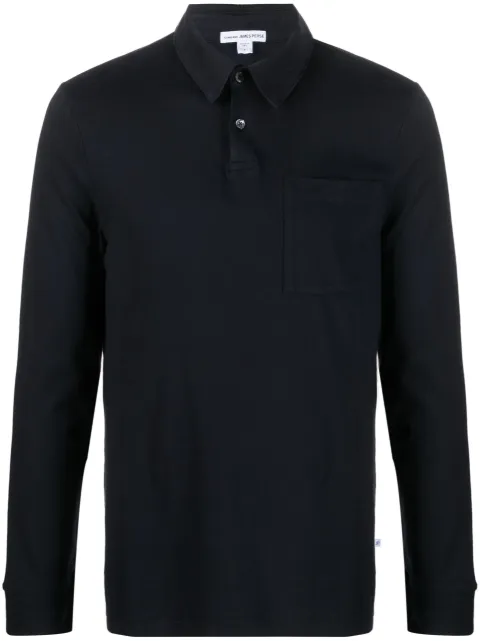 James Perse long-sleeve polo shirt
