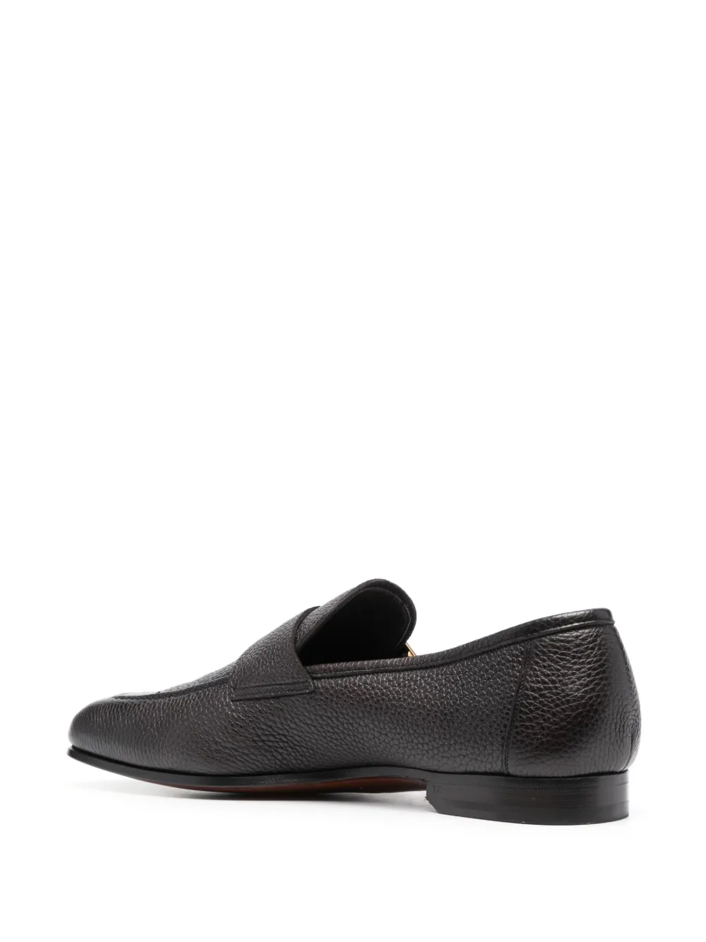 Cheap TOM FORD grained square-toe loafers Men