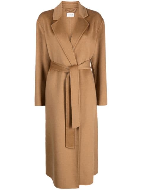 P.A.R.O.S.H. Capotto belted-waist cashmere peacoat