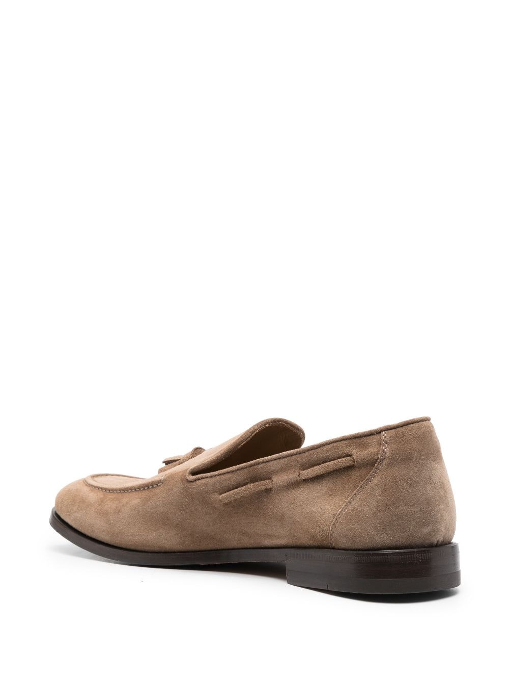 Shop Henderson Baracco Tassel-detail Leather Loafers In Neutrals