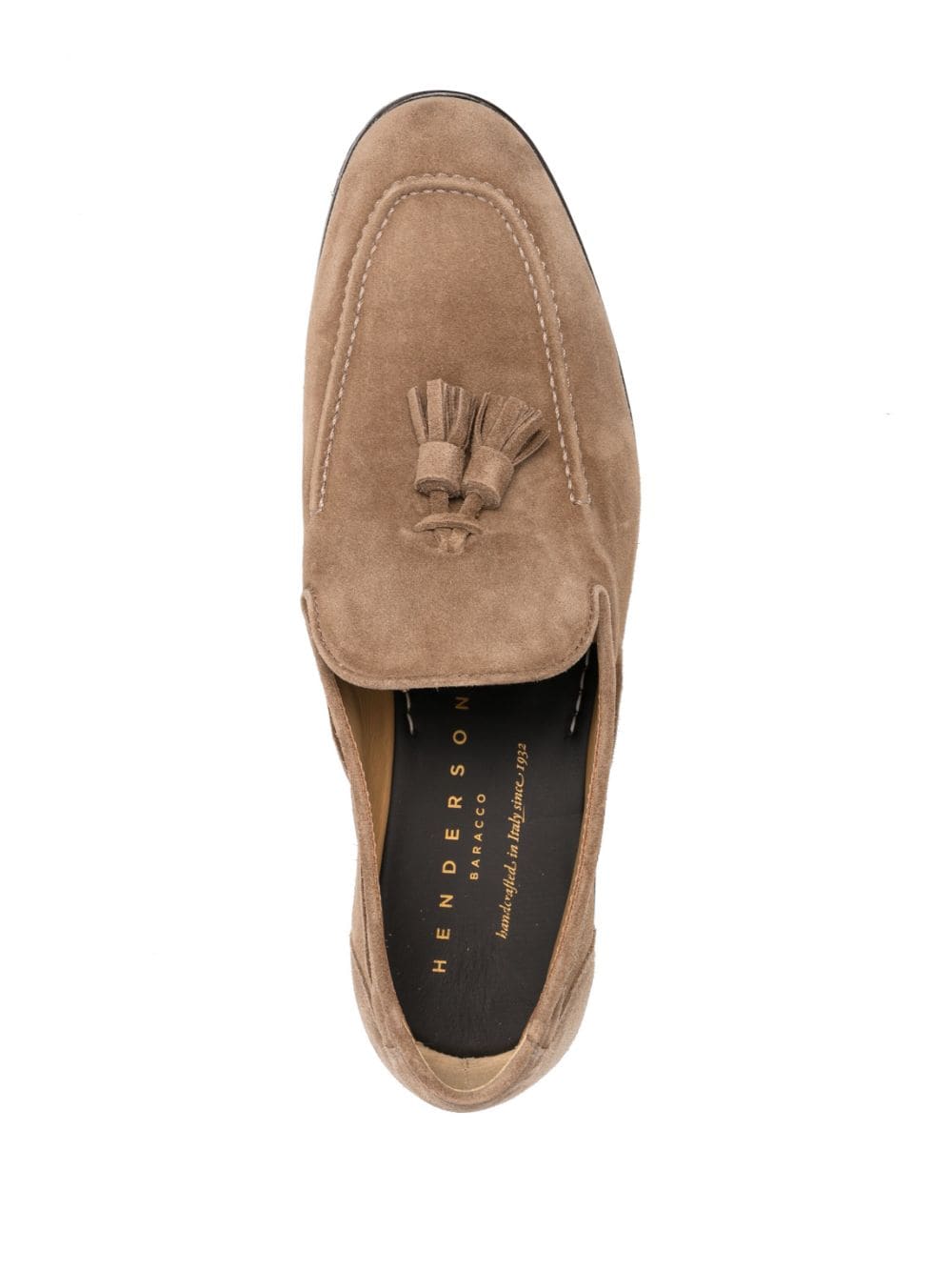 Shop Henderson Baracco Tassel-detail Leather Loafers In Neutrals