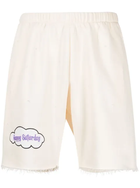 Natasha Zinko Happy Saturday print shorts