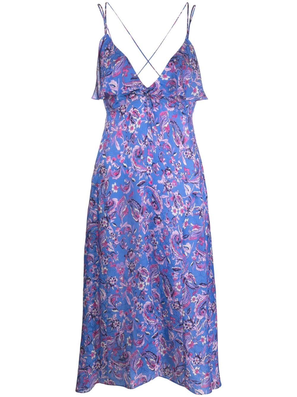 Image 1 of ISABEL MARANT Presly floral-print midi dress