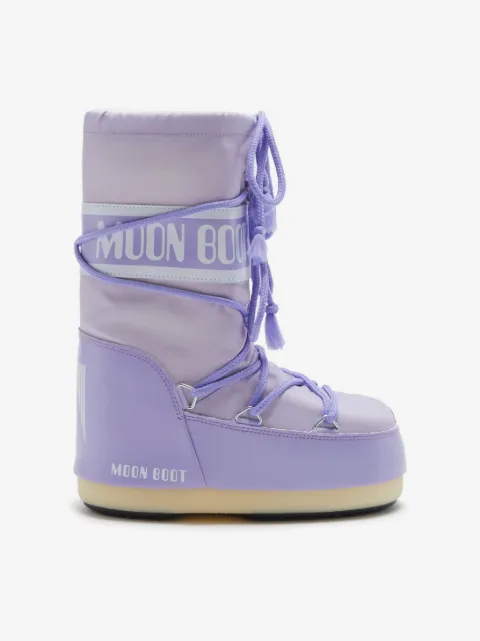 Moon Boot Kids Icon logo-tape snow boots